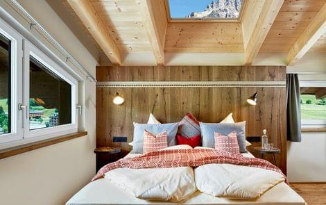 Bett in der Hohen Salzburg Suite Bett in der Hohen Salzburg Suite